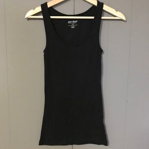 Black Fitted Tank Top